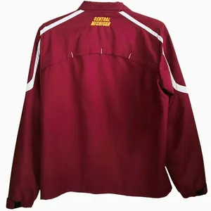 NWOT ~ Adidas CENTRAL MICHIGAN UNIVERSITY Burgundy College Jacket ~ Women's MED thumbnail 2
