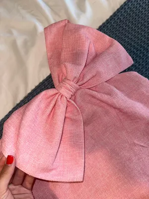 The Pants Store One Shoulder Pink Bow Top thumbnail 3
