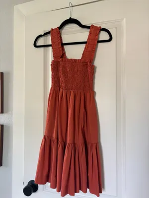 Abercrombie Orange Sundress thumbnail 1