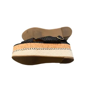 Zara Woven Platform Espadrille Sandals Black NWOT Size 36/6 thumbnail 6