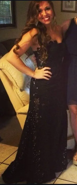 Prom Dress! Black Size 4 thumbnail 2