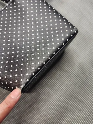 Kate Spade Black Polka Dot Mini Crossbody Tote thumbnail 14