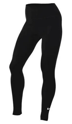 XS Leggings Nike Women's One Mid-Rise Leggings Stretch Activewear pants black thumbnail 1