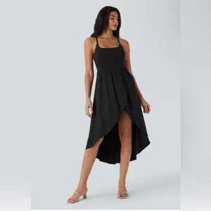 HALARA Black High Low Dress thumbnail 3