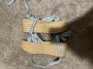 ZARA Lace Up Espadrilles thumbnail 5
