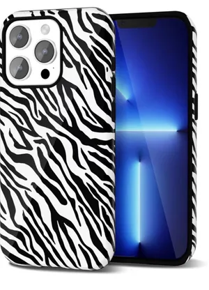 Amazon iPhone 13 Pro Max Zebra Print Case thumbnail 1