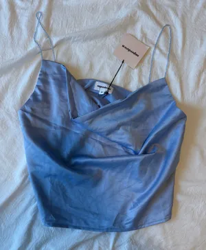 superdown Tory Beaded Cami Top Baby Blue thumbnail 1