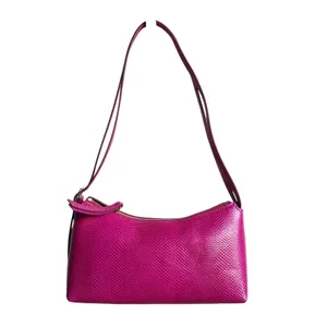 & OTHER STORIES Lizard Leather Shoulder Bag Pink‎ NWOT thumbnail 2