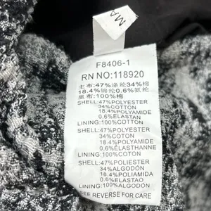 FRNCH Black Assymetrical Wrap Woven Tweed Straight Pencil Mini Skirt Size S thumbnail 9