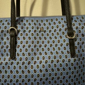 Lauren Ralph Lauren Keaton Tote Bag In‎ Paisley Pattern thumbnail 2
