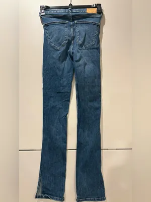 Zara Women's Medium Blue Bootcut Jeans thumbnail 6