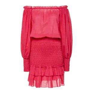 Alexis Marilena Smocked Off-shoulder Blouson-sleeve Dress Size‎ XS thumbnail 9