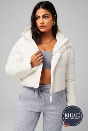 Khloe Kardashion Puffer Coat thumbnail 1