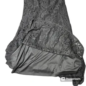 Lulus Everly Black‎ Lace Maxi Dress thumbnail 6