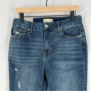 Harper Heritage Core Stretch Ripped Distressed Knees High Rise Skinny Jeans‎ thumbnail 3