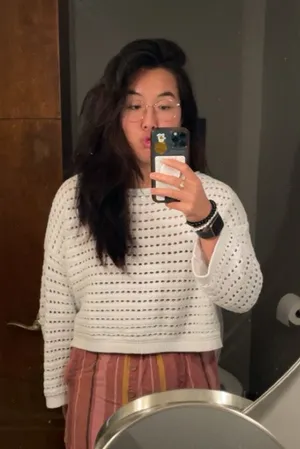 Hollister Sweater Knit White thumbnail 1