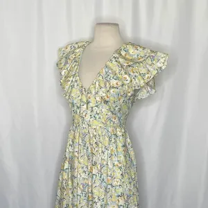 O.P.T. Kate Floral Ruffled Midi Dress One Pretty Time Pockets Ruffles‎ Small thumbnail 8