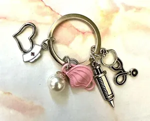 Nurse charm key chain thumbnail 1