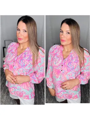 Lilly Pulitzer Elsa Too Much Bubbly 100% Silk Size Small thumbnail 8
