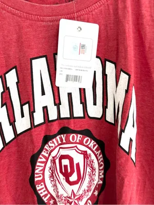 NWT Pressbox Womens Shirt Oklahoma University Retro Vintage Wash Size 2XL thumbnail 9