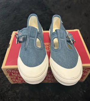 VANS Mary Jane style 93 denim blue star buckle shoes sneakers women’s 9 new thumbnail 2