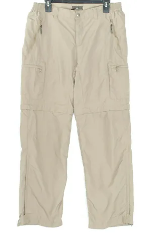 Rei Co-op Pants Convertible Cargo Y2K Gorpcore Outdoor Streetwear UPF 50+ Tan Size 10 thumbnail 1