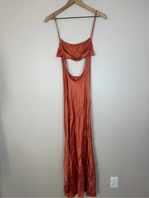 LPA Revolve Adellum Maxi Dress in Copper size XS $248 thumbnail 9