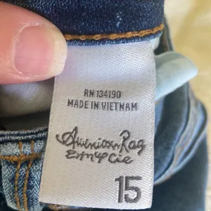 American Rag straight leg blue jeans size 15 thumbnail 7