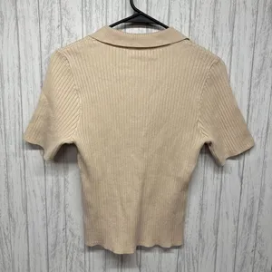 Womens Size M Avec Les Filles Knit Polo Top EUC thumbnail 4