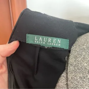 Lauren Ralph Lauren Classic Black V-Neck Dress thumbnail 4