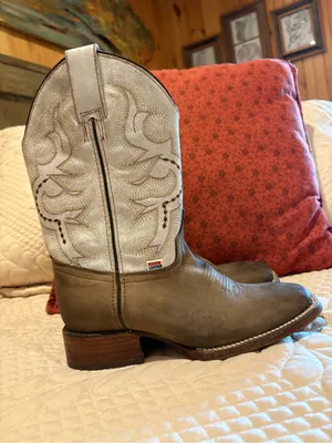 RockinLeather "Crazy Trigo" Women's Square Toe Western Boots size 6.5 thumbnail 6
