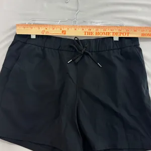 CRZ YOGA Womens Black Athletic Running Shorts Size XL Drawstring Pockets thumbnail 4