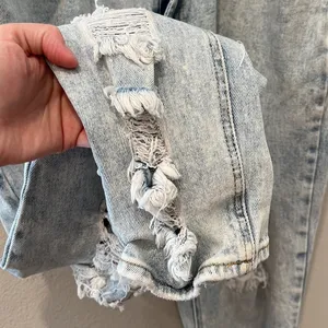 Almost Famous Ultra Distressed Denim Straight Jeans | Size 13 thumbnail 4