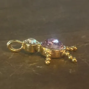 Little boy October birthstone charm pendant thumbnail 2
