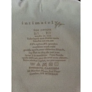 Intimately Free People Pointelle Tube Top Ivory Sweetheart Lettuce Hem‎ XS/S thumbnail 3