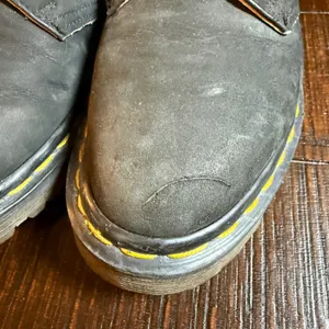 Dr. Martens England Skechers 3 Eye Oxford Shoes Black Nubuck Size UK 4 US 6 VTG thumbnail 4
