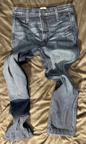 J.Crew Vintage Straight High Rise Jeans Dark Wash Blue Denim Size 26 thumbnail 1