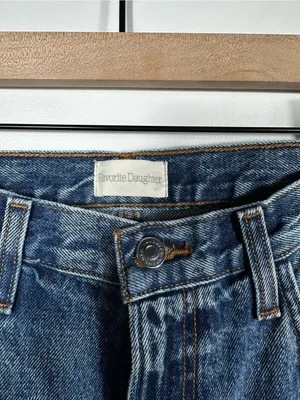 Favorite Daughter The Tommy Boston Low Slung Straight Jeans Size 27‎ thumbnail 8
