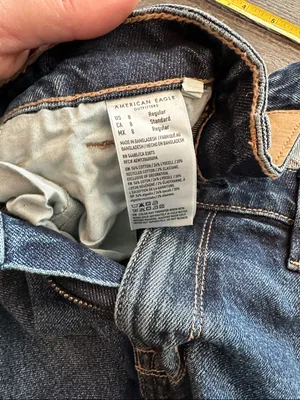 American Eagle‎ 8 Darkwash Straight Leg Skinny Jean thumbnail 4
