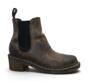 Dr. Martens Brown Cadence Greenland Heeled Chelsea Ankle Boots Women's Size 9 thumbnail 1