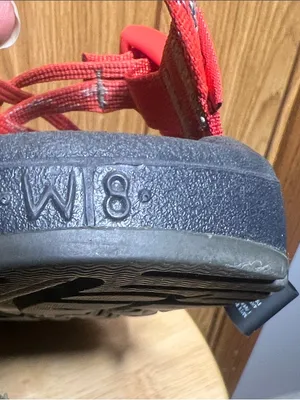 Chaco Red Strappy Trail Sandals thumbnail 4