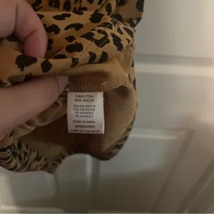 Love Tree Brown Leopard Print Mini Tank Dress thumbnail 4