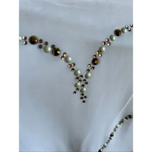 NWT NY&C Sleeveless Racerback Blouse Ivory XL Bling Heart Design Lightweight Su thumbnail 10