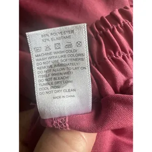 Procadmus Women Flowy Athletic Shorts Pink Smocked Waist Built-in Liner Size L thumbnail 4