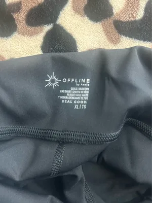 Aerie offline black workout shorts with pockets XL thumbnail 3