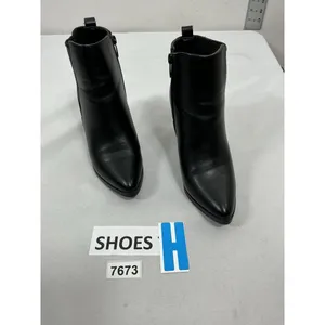 Womans Excellent Condition Top Moda Western Style Ankle Boots 6 Black thumbnail 3