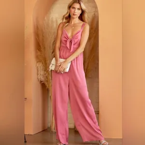 ANDREE BY UNIT Blush Sleeveless Jumpsuit thumbnail 2