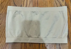 colorful strapless bralette Tan thumbnail 1