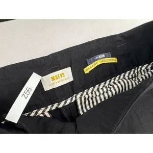Anthropologie Maeve The Naomi Pants Sz 12 Black High Rise Wide Leg Utility thumbnail 15