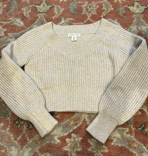 Happily Grey Oatmeal Cozy Sweater thumbnail 1